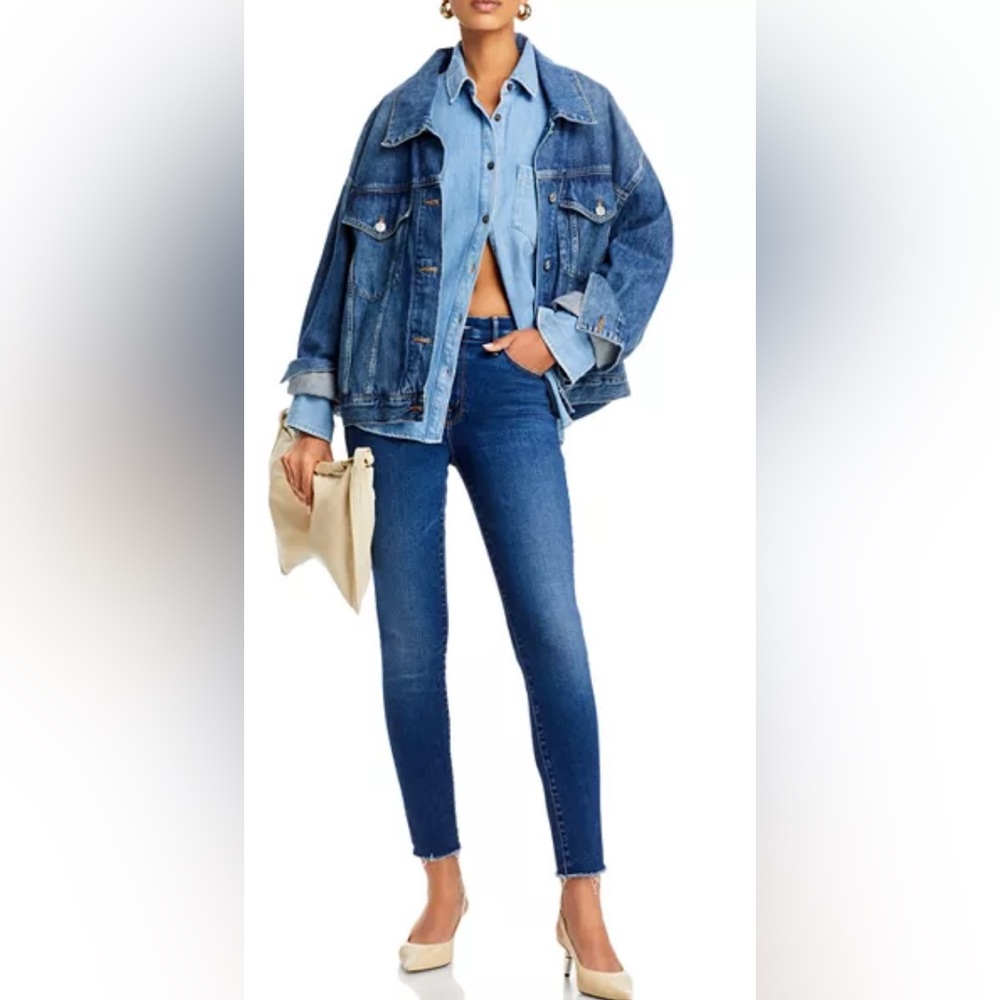MOTHER The Looker Fray Ankle Jeans!!